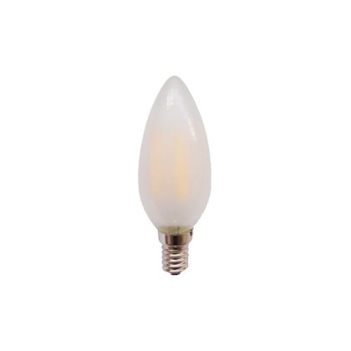 Lampada LED smerigliata E14 4W luce calda GBC