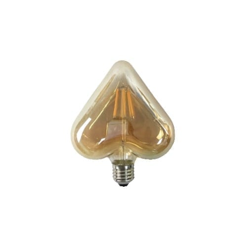 Lampada LED coure vetro 4W E27 luce calda GBC