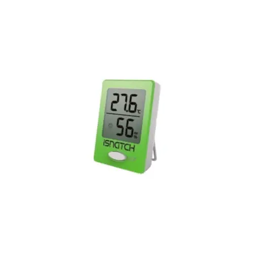 Termometro digitale per interni con sensore di umidità “Tempy” verde – ISNATCH