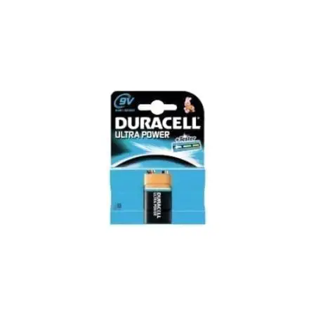 Pile Alcaline ultra Duracell 9V (6LR22)