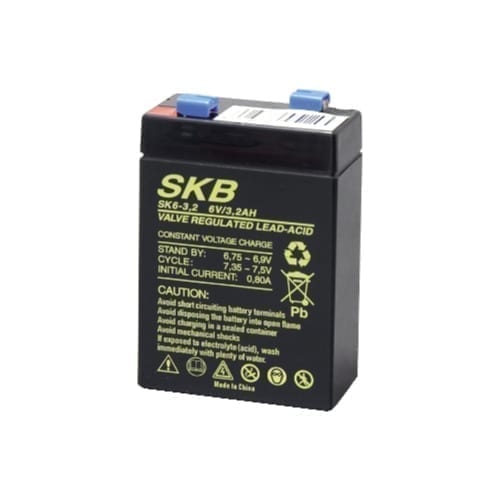 Batteria al piombo ricaricabile 6V 3,2 Ah SKB