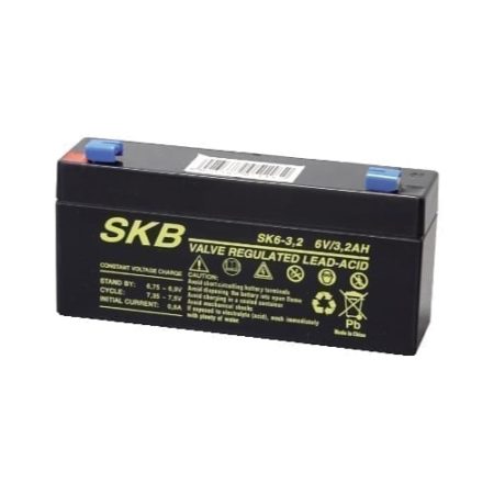 Batteria al piombo ricaricabile 6V 3,2Ah SKB