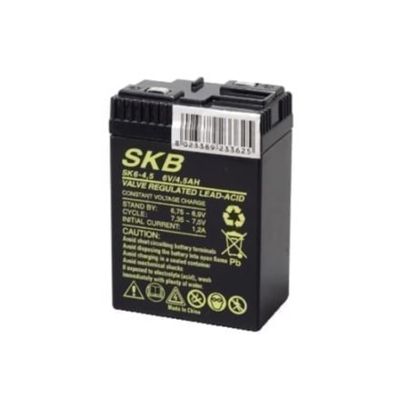 Batteria al piombo ricaricabile 6V 4,5 Ah SKB