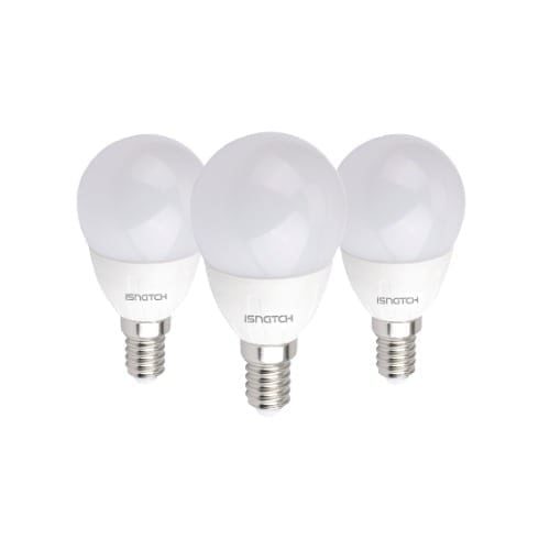 Kit 3 lampade E14 6W luce fredda iSnatch