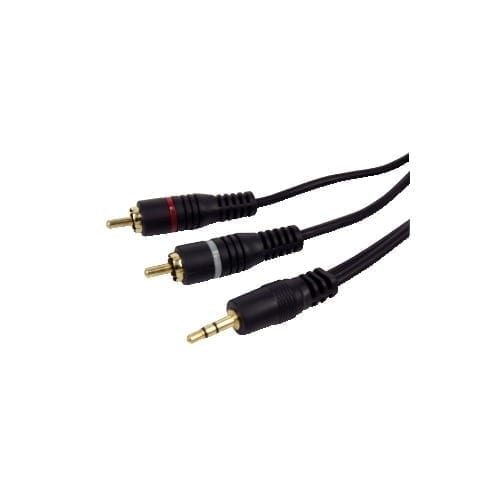 Cavo audio mini jack - 2 rca 5 mt GBC ProLine