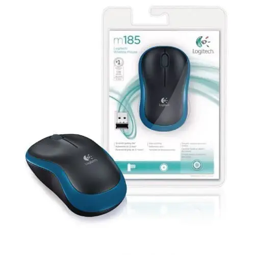 Mouse wireless M185 blu