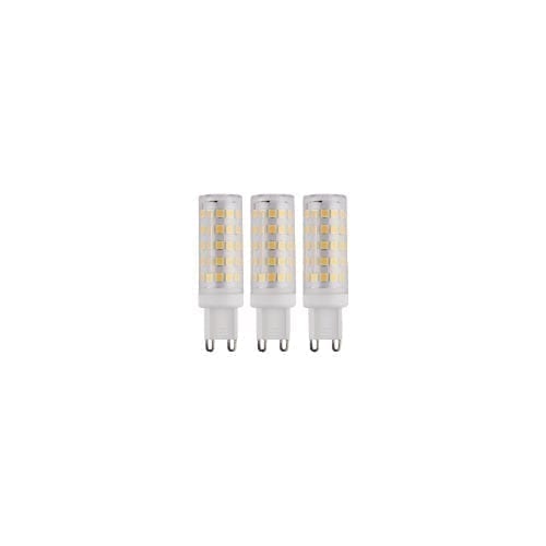 Kit 3 lampadine LED G9 luce calda