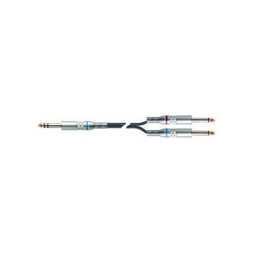Cavo jack 6,3 stereo - 2 x jack 6,3 2mt QuikLok