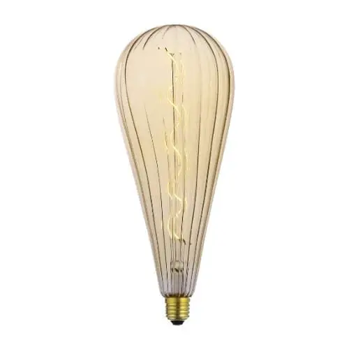 Lampada LED vintage pear smerigliata 6W
