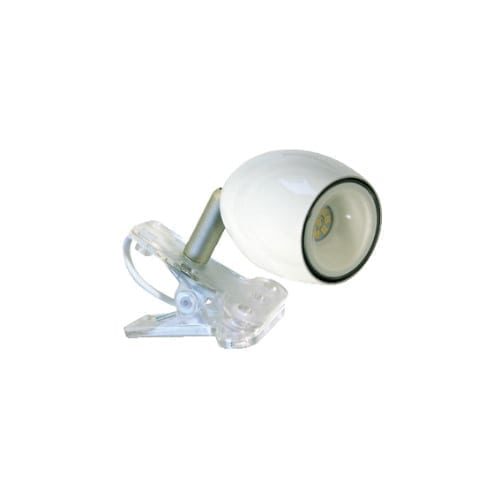 Faretto singolo con la pinza 13W ON Bianco
