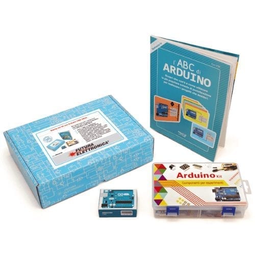 Starter Kit Arduino. Arduino ORIGINALE + Componenti per esperimenti + Libro l'ABC di Arduino