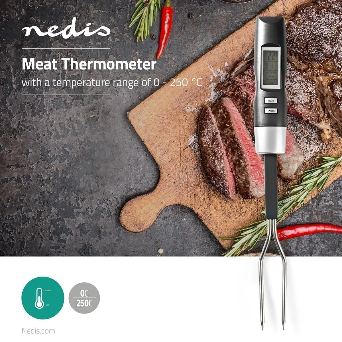 Termometro per Carne 0 - 250 °C