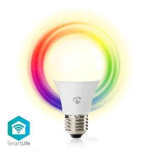 Lampada Wi-Fi Smart 6W LED Nedis RGB + luce calda