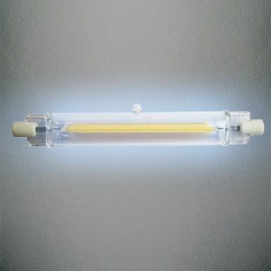 Lampadina led R7S Ultraslim COB 118mm 11W luce fredda
