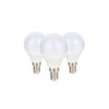 Kit 3 lampadine LED mini goccia E14 9W luce calda 3000°k