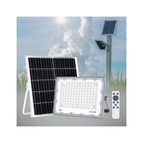 SOLAR LED PRO 100 - Faro LED solare da esterno 2000lm con pannello