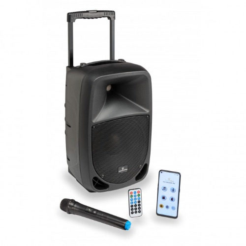 Sistema PA da 10" a Batteria con MP3, BT, Mic VHF e App Go-Sound Air di Controllo