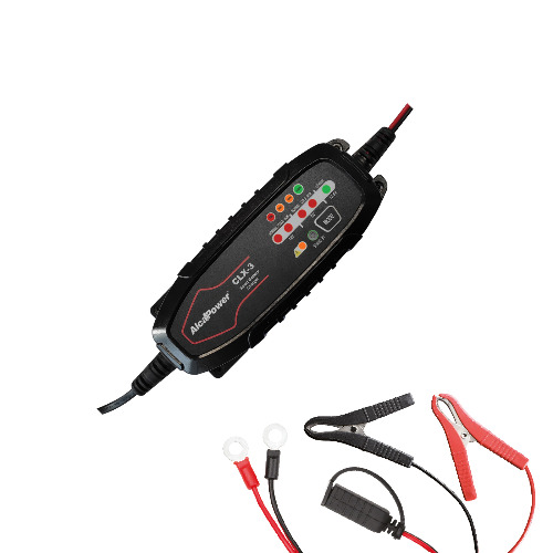 CLX-3 Caricabatteria per auto 1.5A 12V/ 24V 4-75Ah LiFePO4 CLX-3 Caricabatteria per auto 1.5A 12V/ 24V 4-75Ah LiFePO4