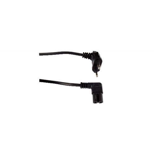 Cavo spina 2p 2,5a 90° / presa 2p passo 8mm 90° 1.8m