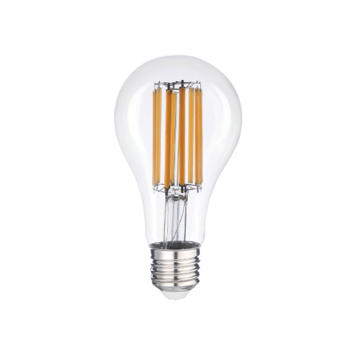 Lampadina LED filament goccia A65 E27 16W luce calda 3000°