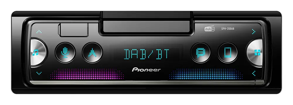 Autoradio Pioneer SPH-20DAB con antenna DAB – Bluetooth, USB e Spotify
