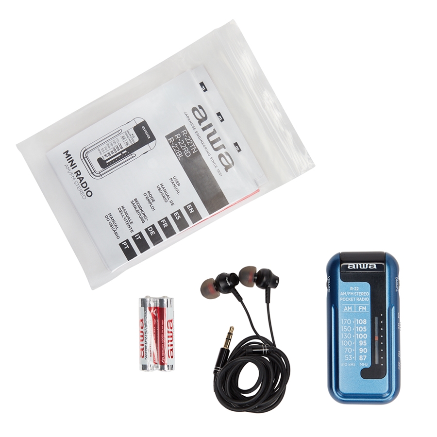 Aiwa RS-22BL la radio tascabile
