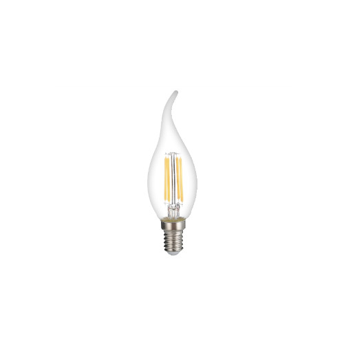 Lampadina LED filament colpo di vento E14 4W luce calda 3000°K