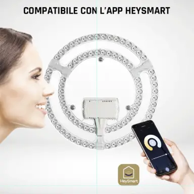 HEYRING - Circolina led cct smart wi-fi con telecomando - ROPI  Elettronica.com