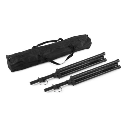 Kit due treppiedi con borsa regolabile per diffusori 30kg