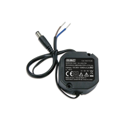 Alimentatore da incasso 12V 2A IP67