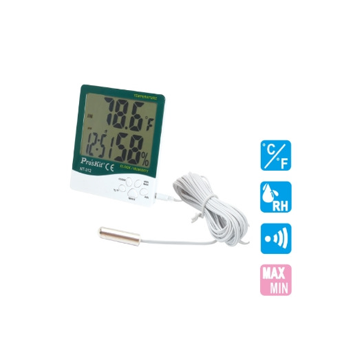 Termometro igrometro digitale con sonda - NT-312