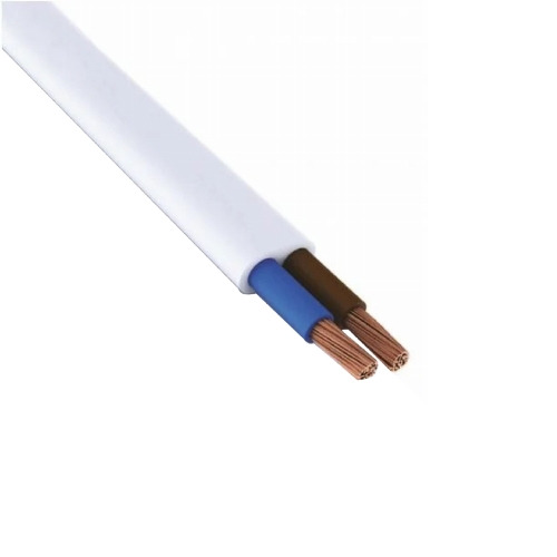 Cavo elettrico multipolare 2x0,75 - bianco piatto