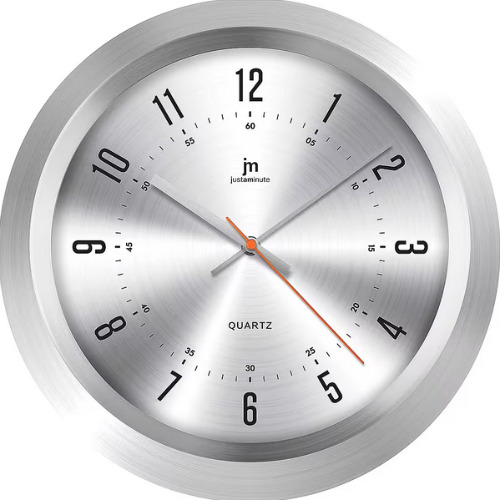 LOWELL Orologio da parete Silver