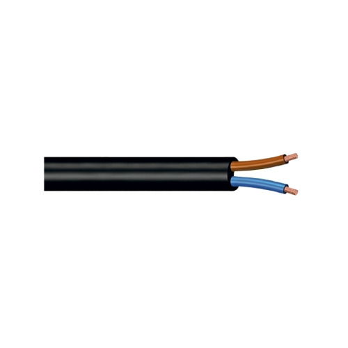 Cavo elettrico multipolare 2x0,50 - nero tondo