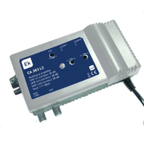 Centralino di amplificazione EK 3IN UHF UHF VHF 117dbuv - CA383L2
