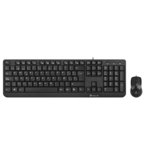 COCOAKIT - Kit tastiera italiana + mouse a filo usb per pc NGS