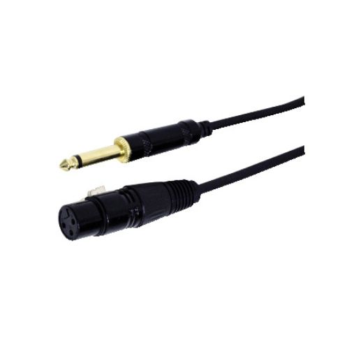 Cavo jack 6,3 - presa XLR 5mt