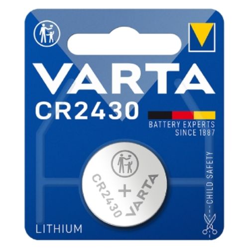 CR2430 - Pila bottone litio CR2430 Varta (blister 1pz)