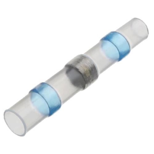 Connettore di giunzione termoretraibile autosaldante Blu - 25pz.