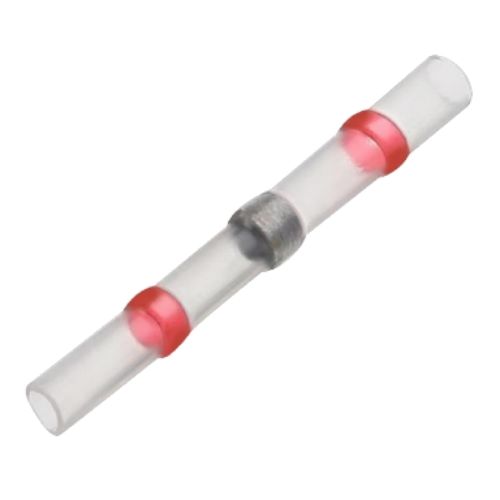 Connettore di giunzione termoretraibile autosaldante Rosso - 25pz.