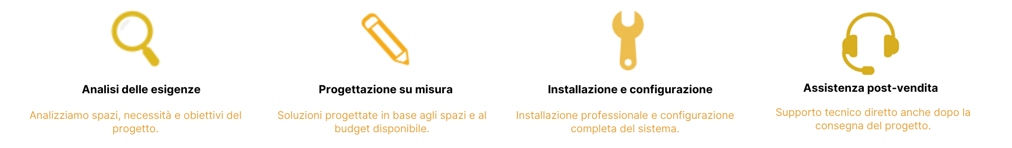 Banner sito web impianti audio